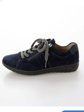 Hartjes dark blue suede sneakers - men's 9